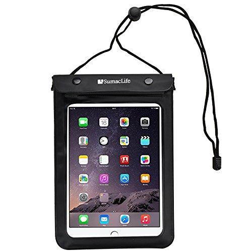 Sumaclife Universal Waterproof Tablet Dry Bag Case for Apple Ipad Mini 2 3 with Retina Display/hp Stream 7/Asus Nexus 7 From Google/Toshiba Encore 2/Neutab N7 X7 Pro 7''(black)