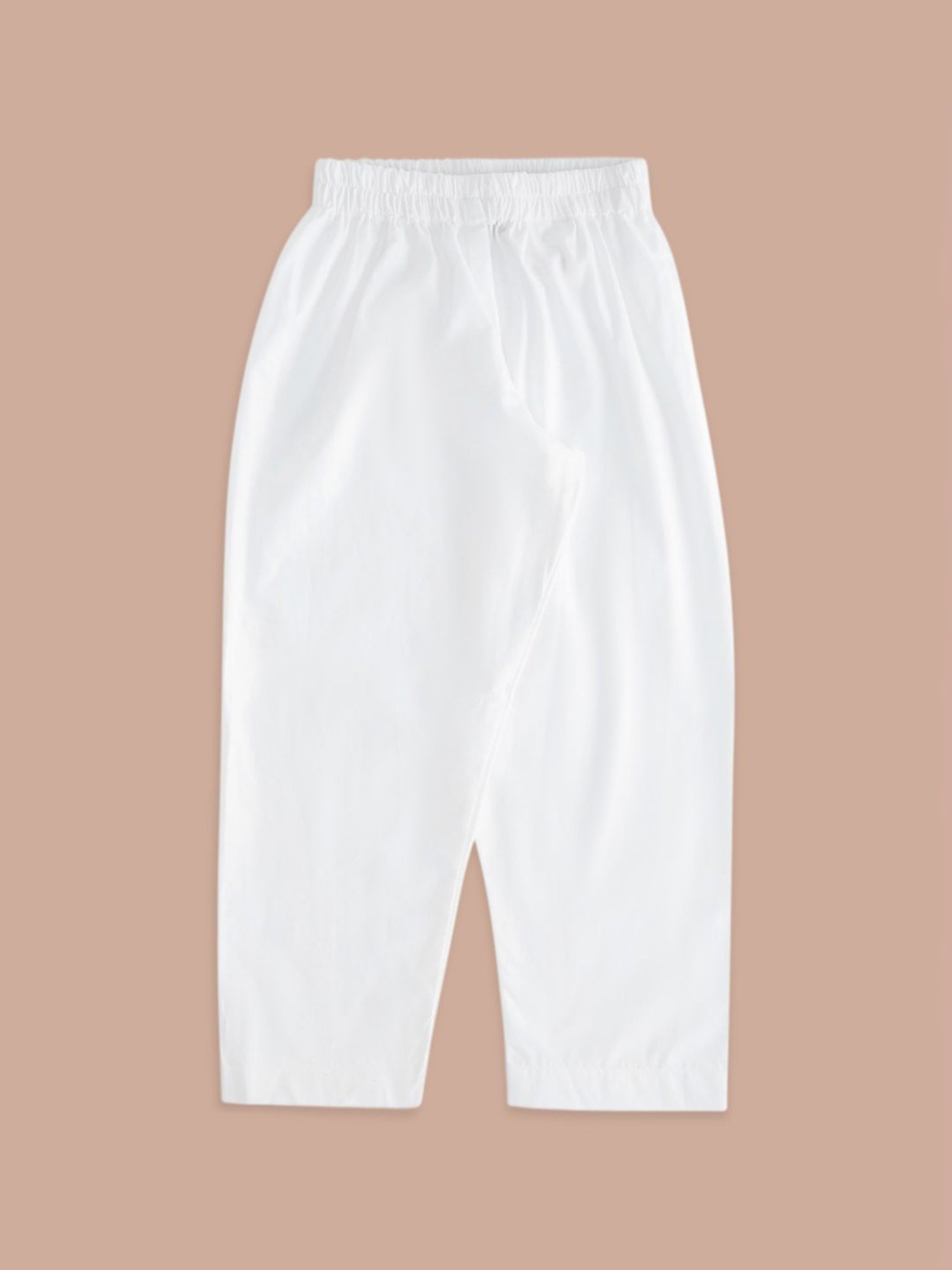 YU by Pantaloons Kids Green & White Cotton Chequered Full Sleeves Kurta Set