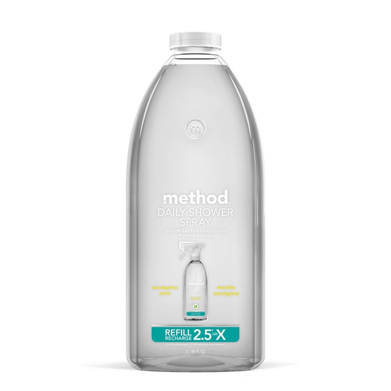 Method Cleaning Products Daily Shower Cleaner Refill Eucalyptus Mint - 68 fl oz