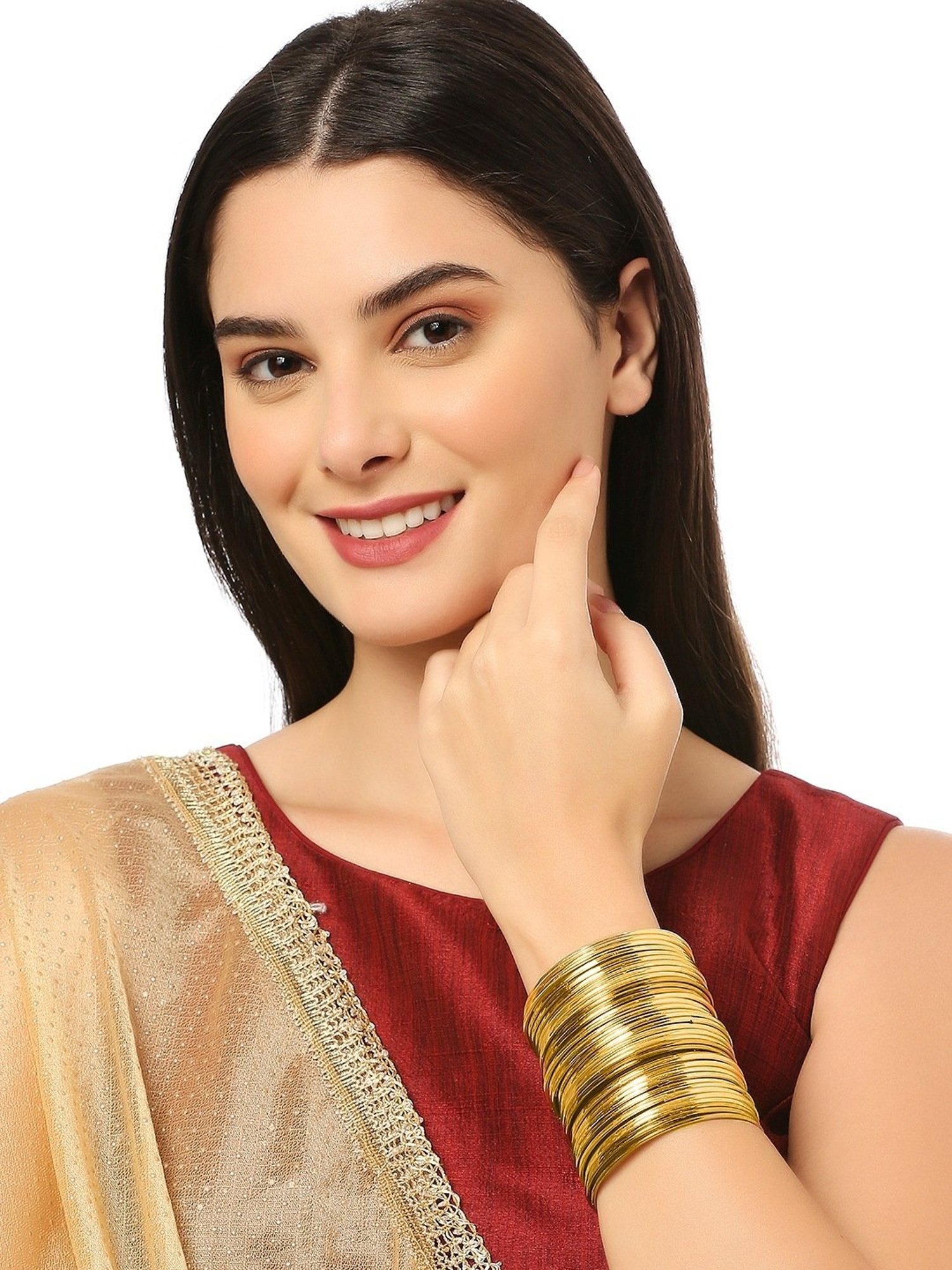 Oomph Gold Bangles - Set of 36