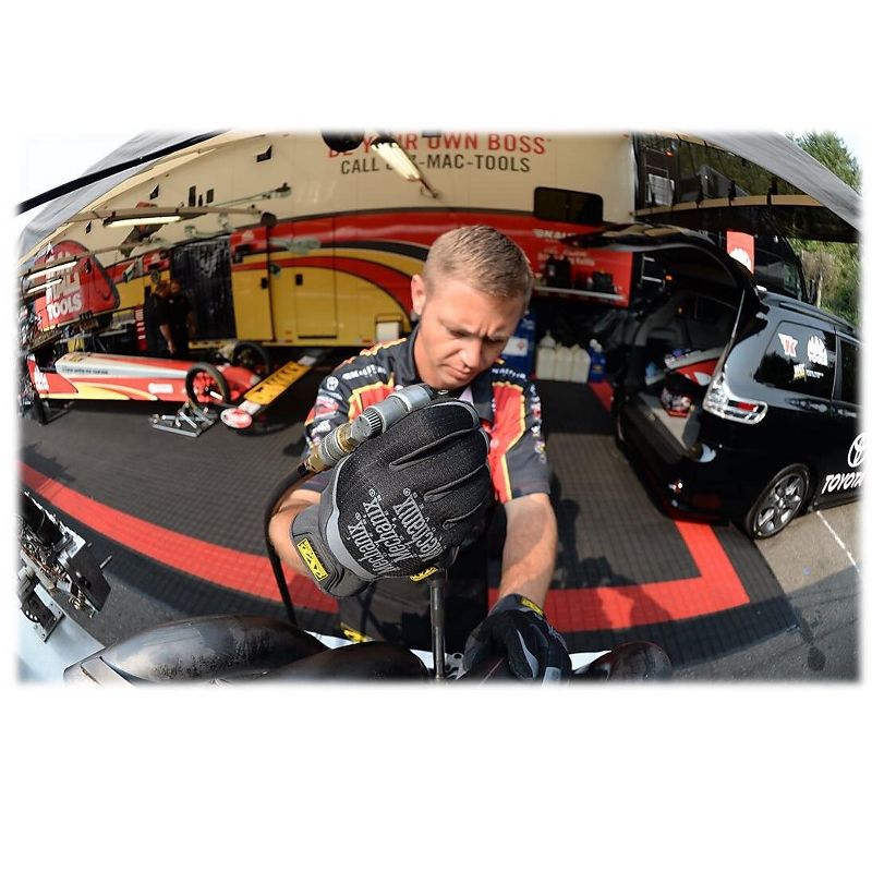 Mechanix Wear FastFit Leather Gloves, Black MFF-05-010