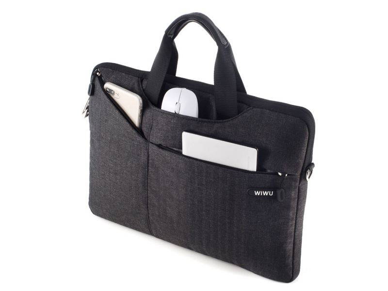 wiwu Laptop bag 17.3 inch Top-grade wate resistant Computer bag 17 Handbag Messenger Laptop sleeve Business briefcase with handle for Hp Dell Lenovo Notebooks