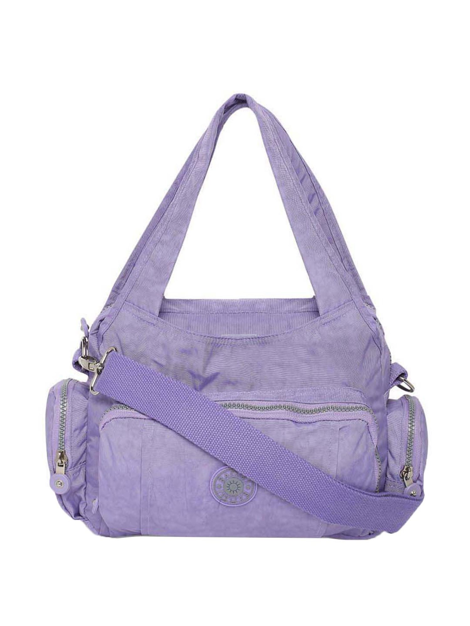 Baomi Purple Solid Medium Handbag