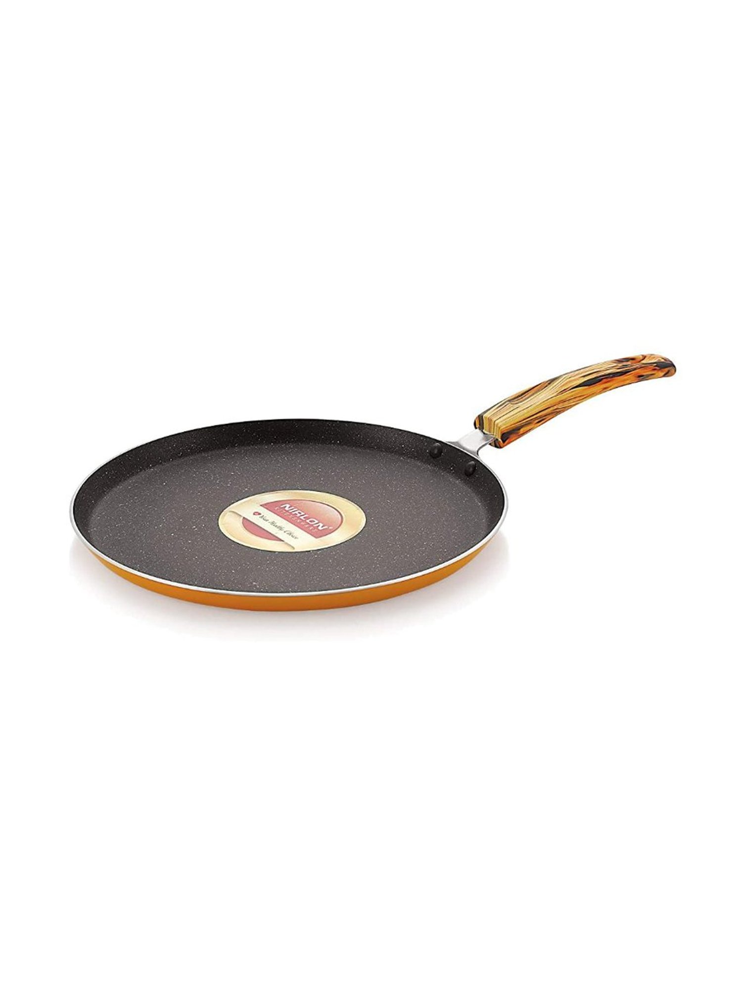 Nirlon Pure Grade Virgin Aluminium Non-stick Induction Base Flat Tawa - 26 cm Diameter