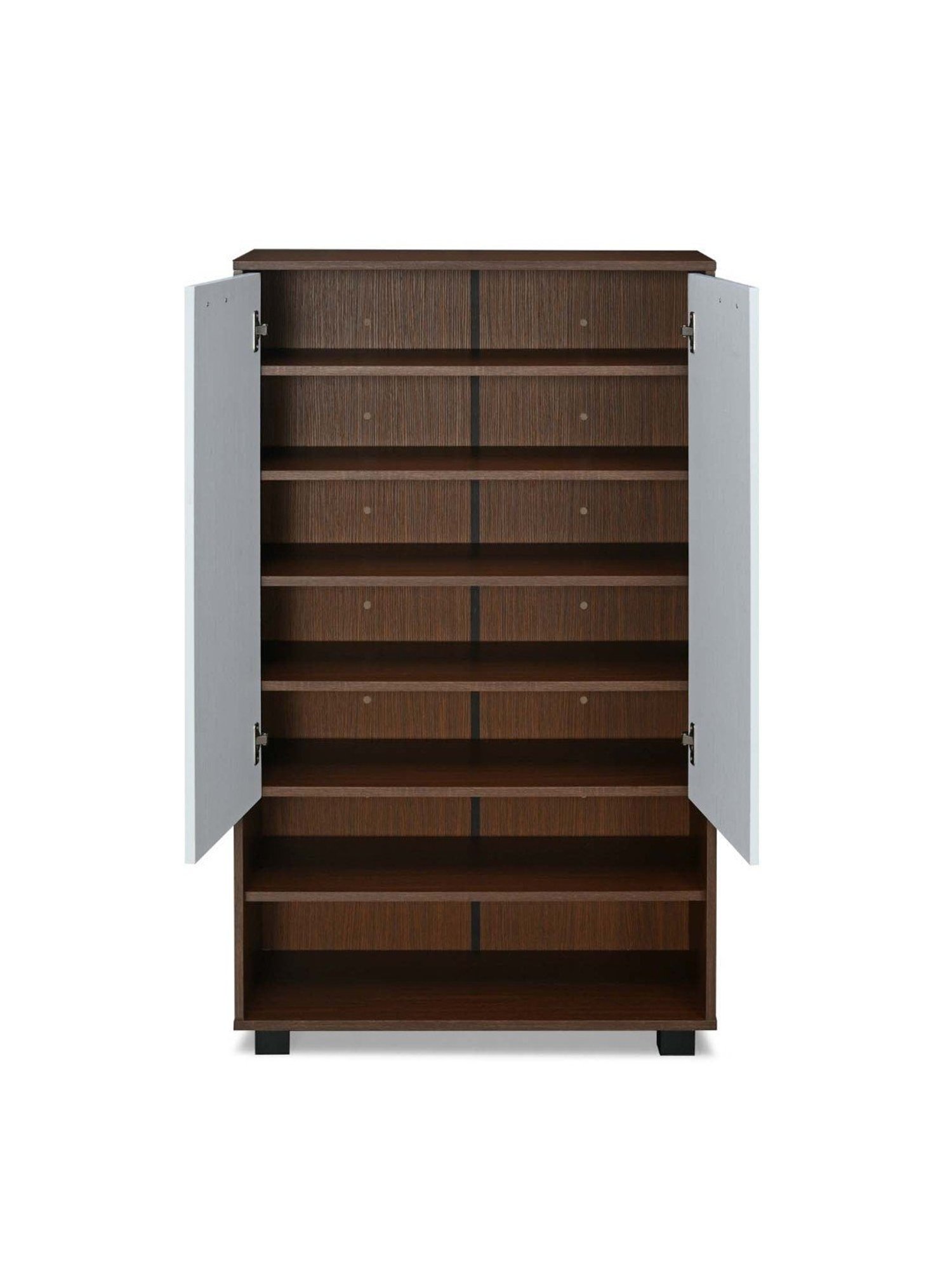 Nilkamal Ardor Brown Engineered Wood Shoe Cabinet with 7 Shelves