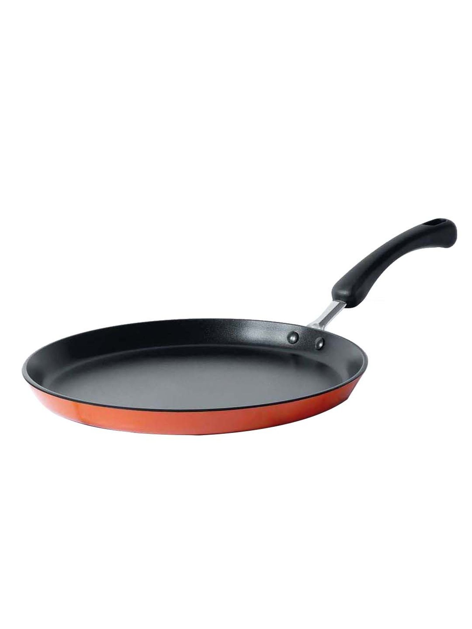 Meyer Premium Non-Stick (4mm Thick)28cm Flat Dosa Tawa, Orange