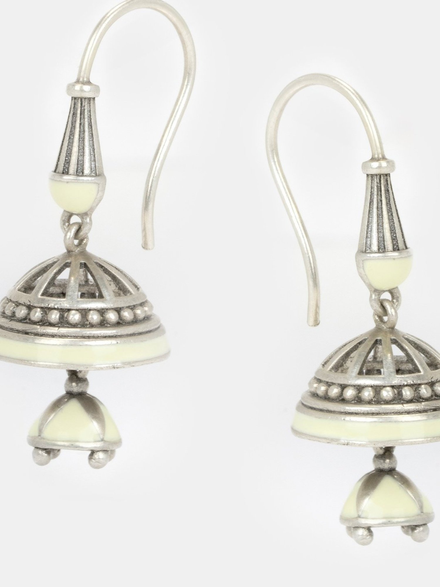 Shaya gumbaja earrings in oxidised 925 silver