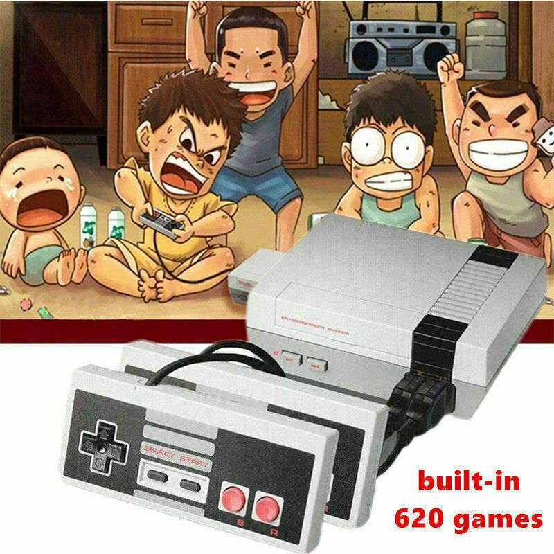 620 Games Built-in Entertainment Mini Classic Game Console with 2 Controllers