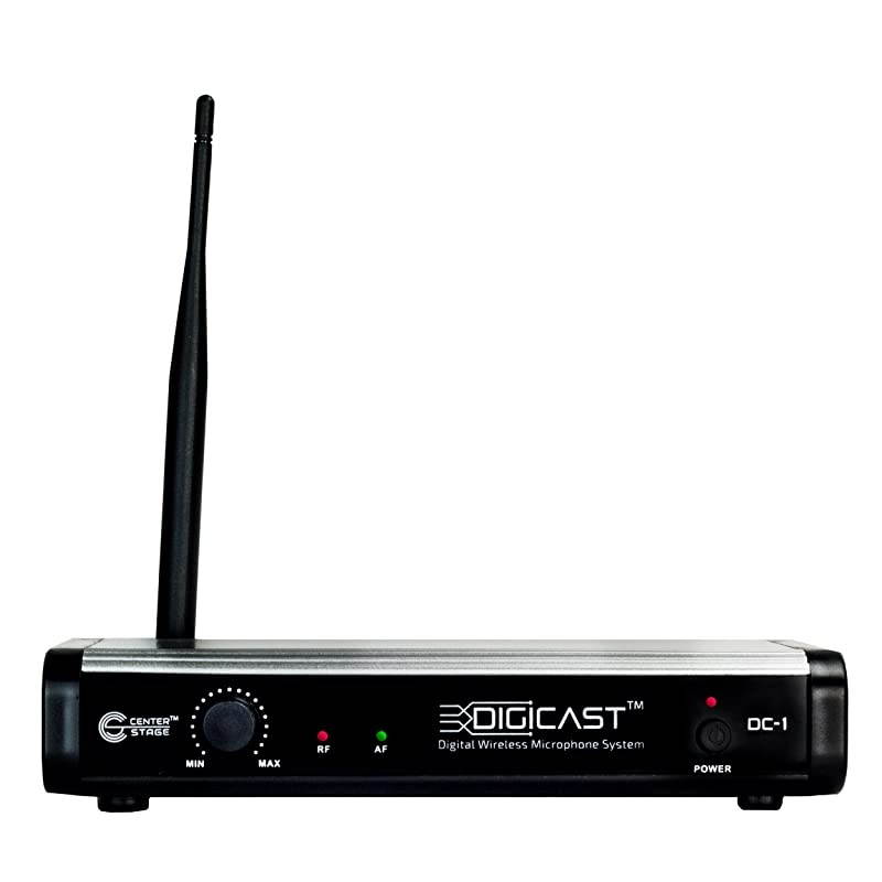 DigiCast DC-1 Single Digital Wireless Lapel Microphone System - 300 ft range - 48kHz / 24 bit - Simple set up - Detailed sound