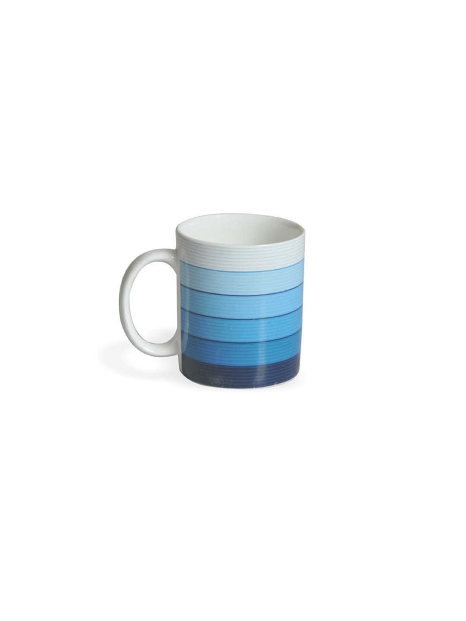 Clay Craft Multicolor Fine Ceramic Coffee & Tea Mugs (170 ml) - Set of 6