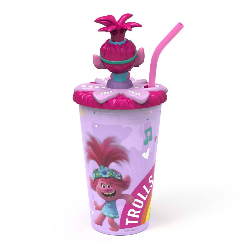 DreamWorks Trolls 2 15oz Plastic Funtastic Tumbler with Lid - Zak Designs