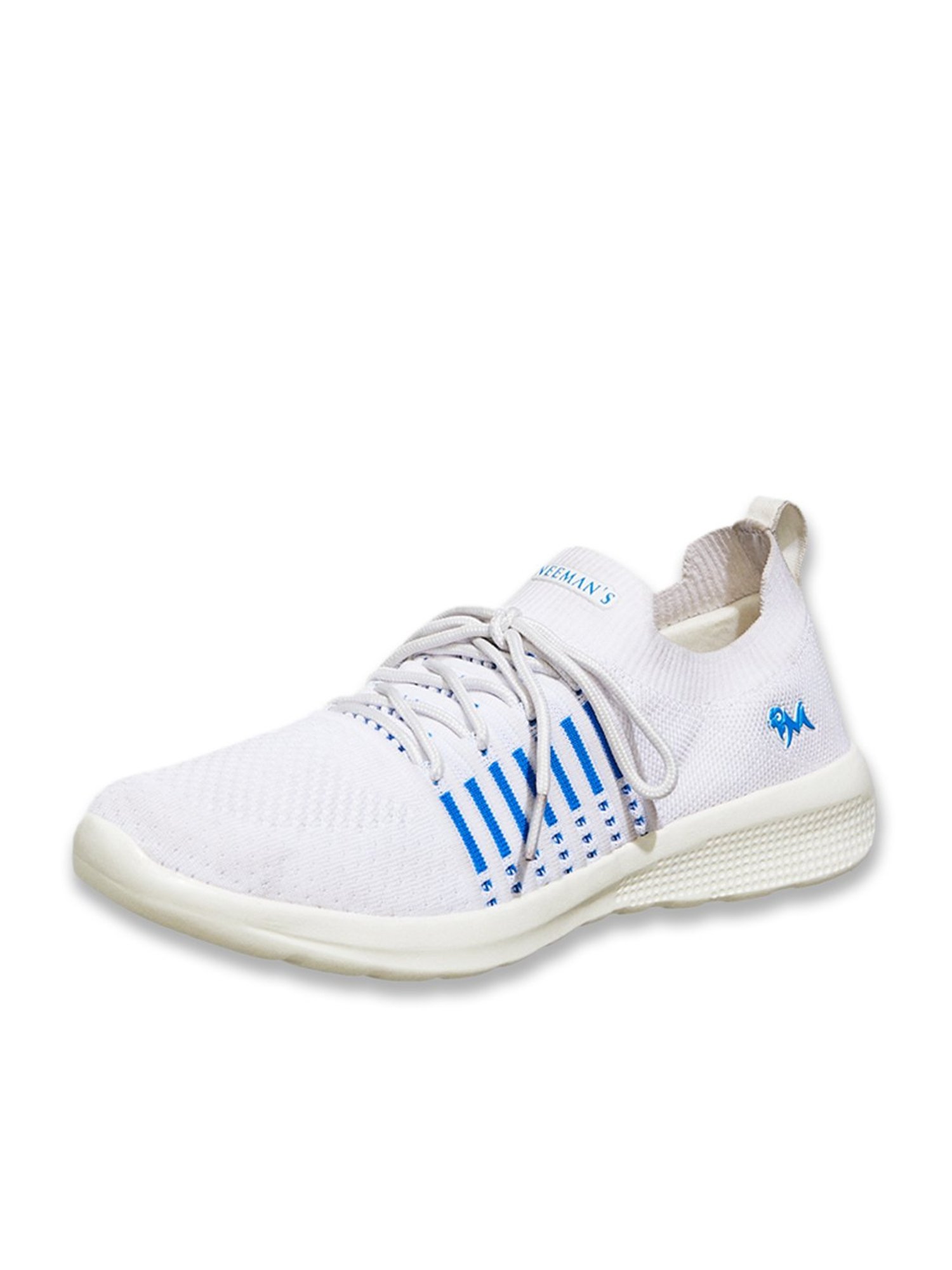 Neemans Men's Comfy Hustlers White Casual Sneakers