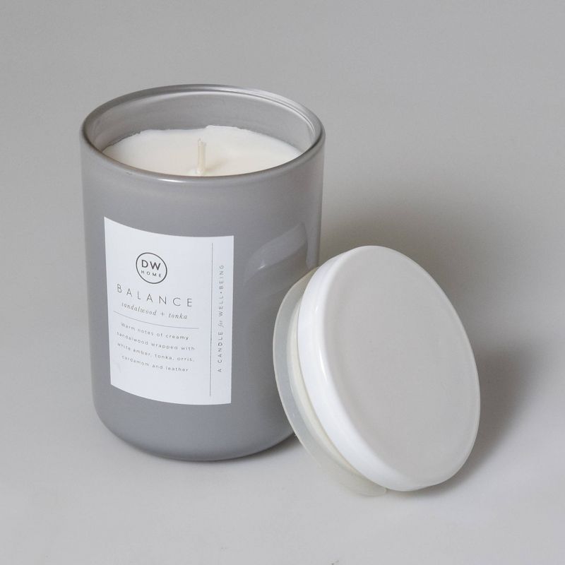 8oz Wellness Spa/Balance Sandalwood and Tonka Candle - DW Home