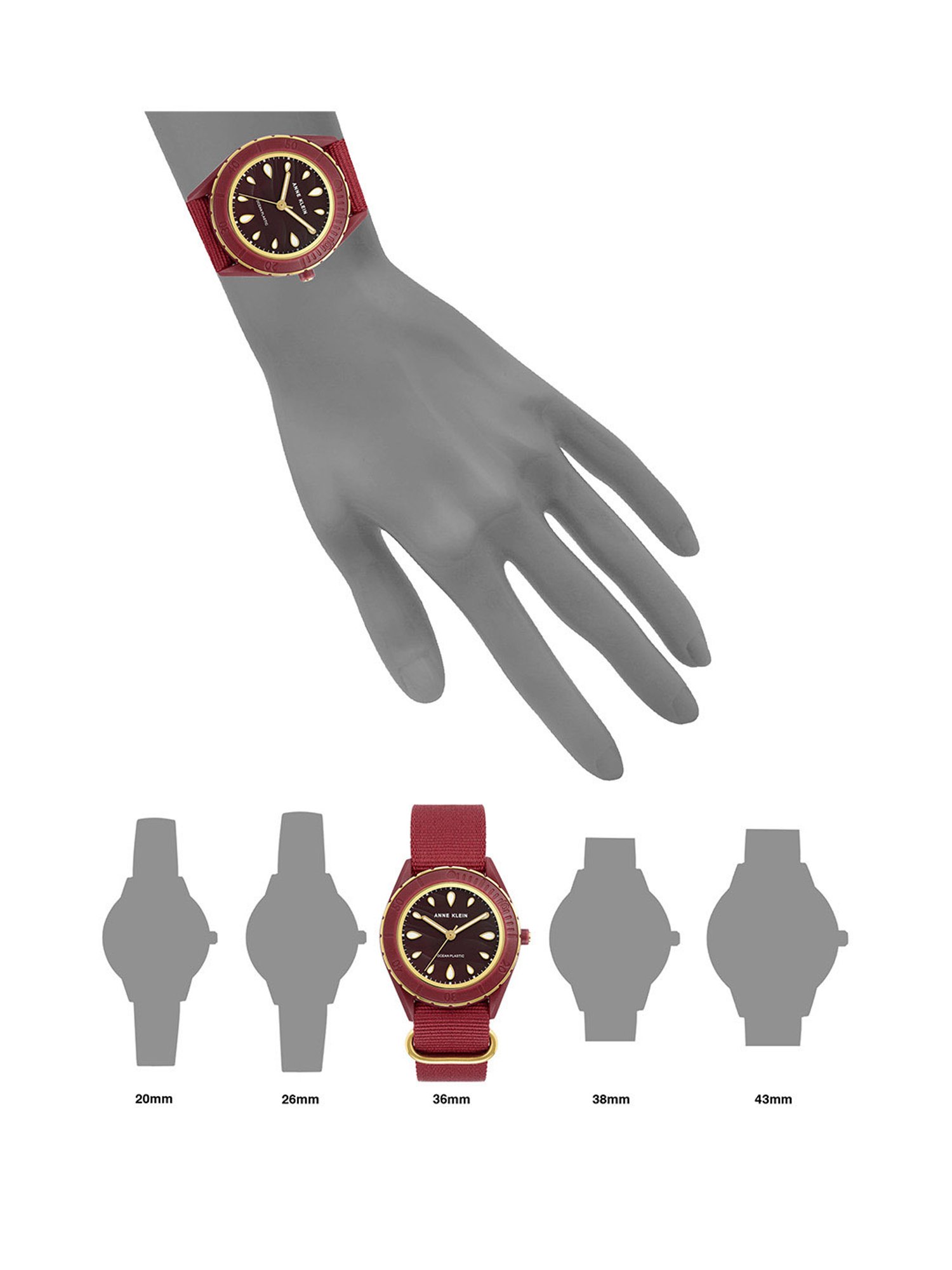 Anne Klein AK4016GPBY Analog Watch for Women