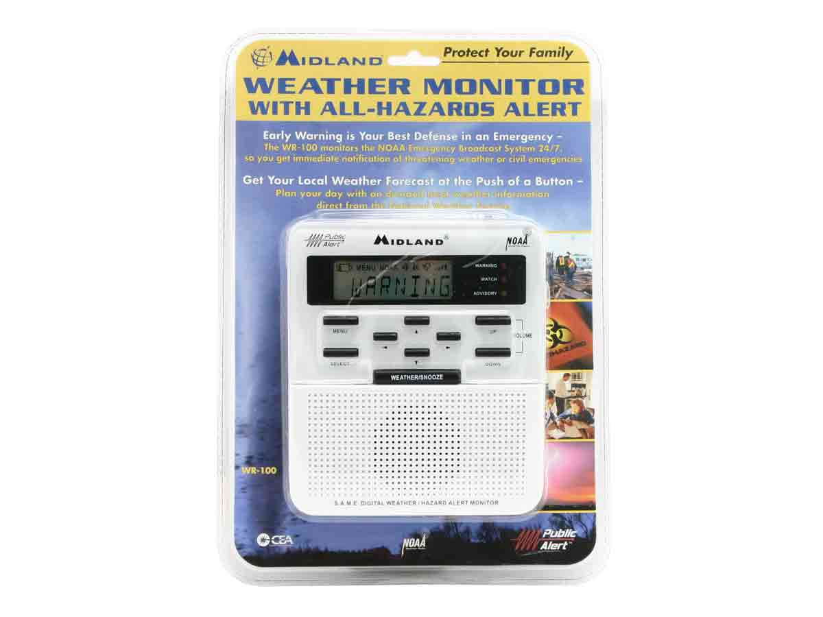 Midland Weather Alert Radio WR-100