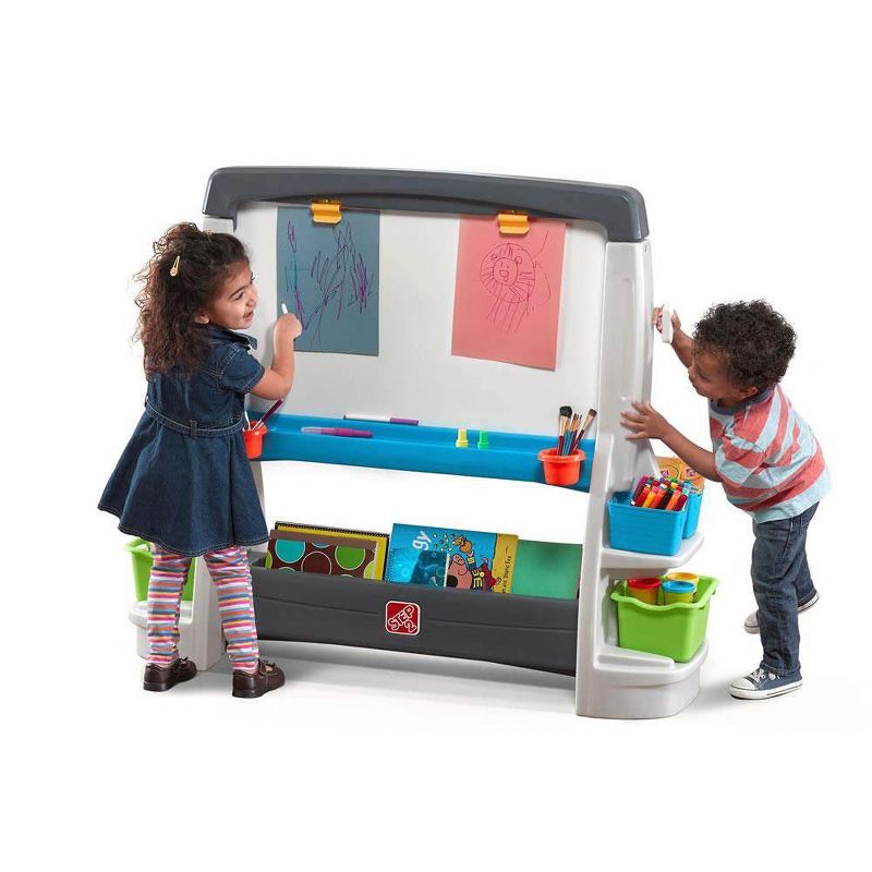 Step2 Jumbo Extra Large Oversized Whiteboard and Chalkboard Art Easel for Kids