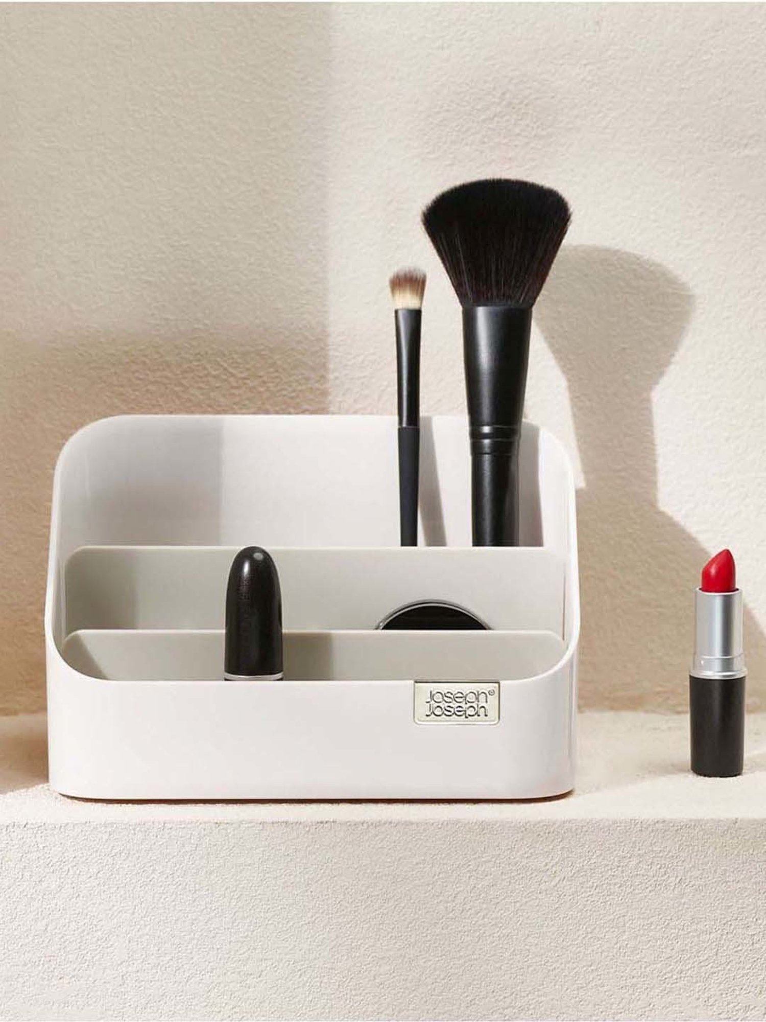 Joseph Joseph White Plastic Cosmetic Organiser