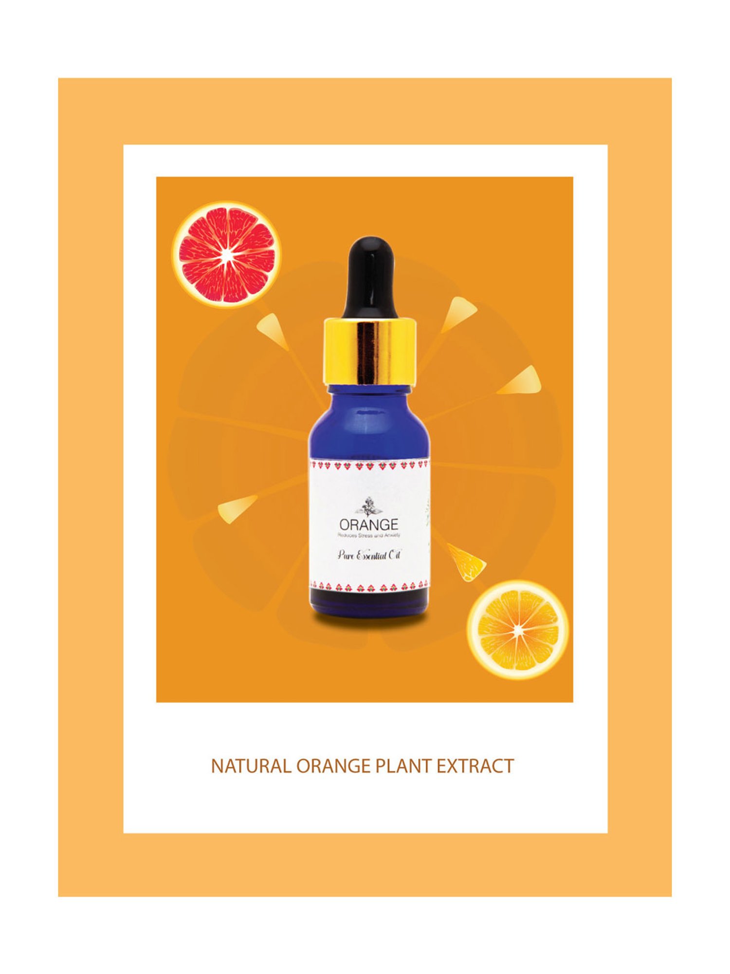 Holistic Healings By Shaveta Orange Essential Oil - 15 ml