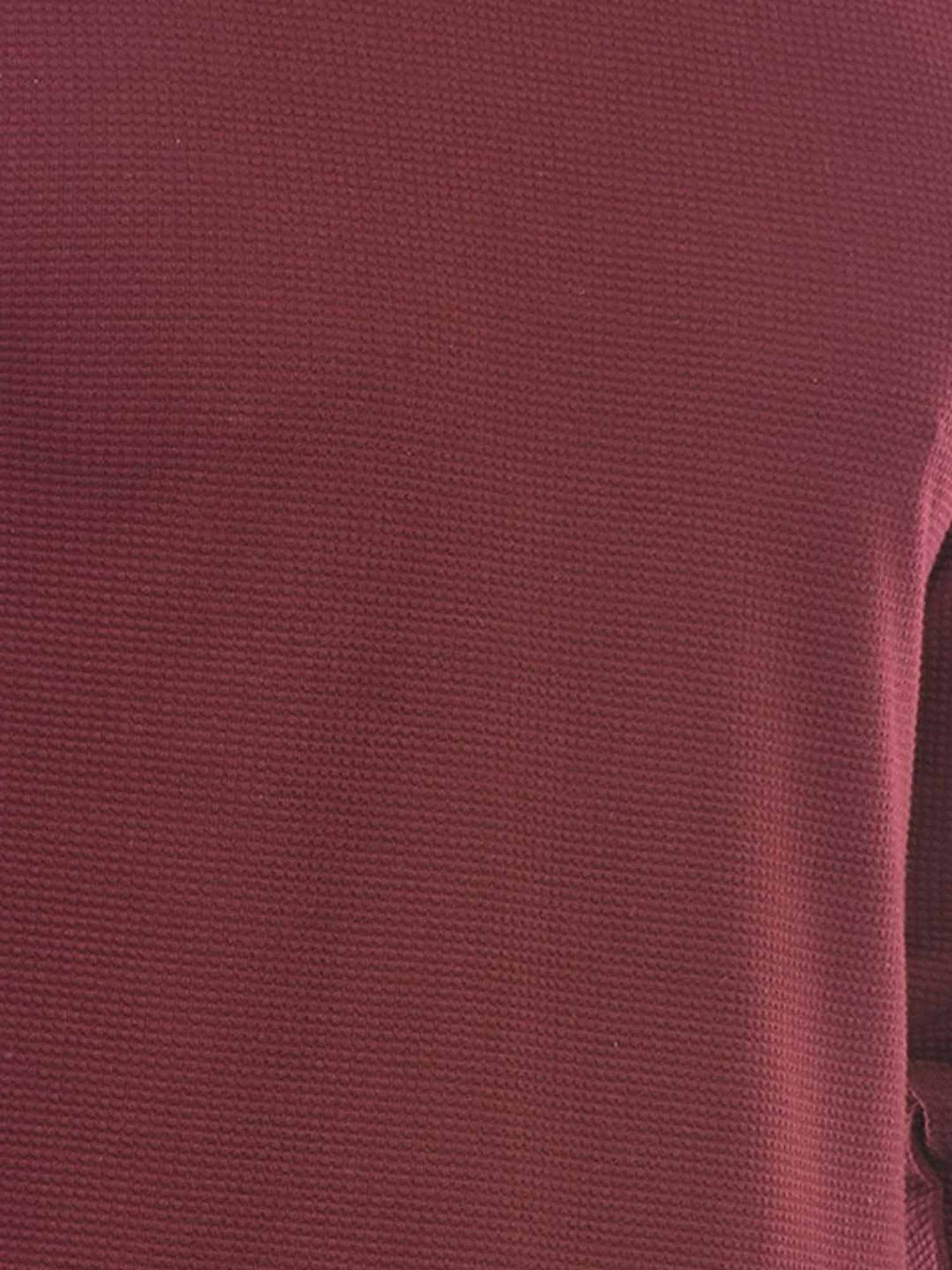 Integriti Wine Regular Fit Textured Crew T-Shirt