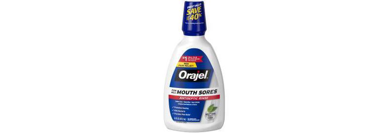 Orajel Antiseptic Mouth Sore Rinse - 16oz/3pk