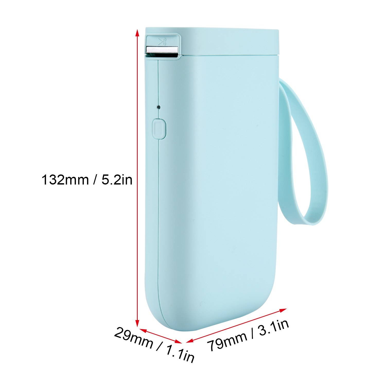 Portable Handheld Thermal Label Printer Wireless BT Label Maker Sticker Machine Compatible with iOS Android Smartphone for Home Office School Supermarket Store Labeling Barcodes