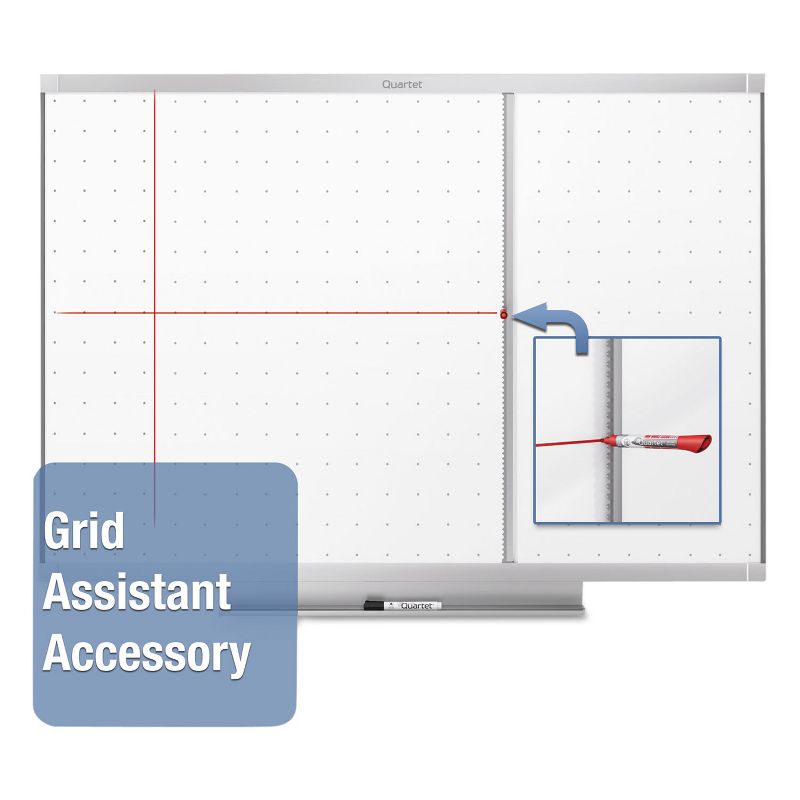 Quartet Prestige 2 Total Erase Whiteboard 72 x 48 Aluminum Frame TE547AP2
