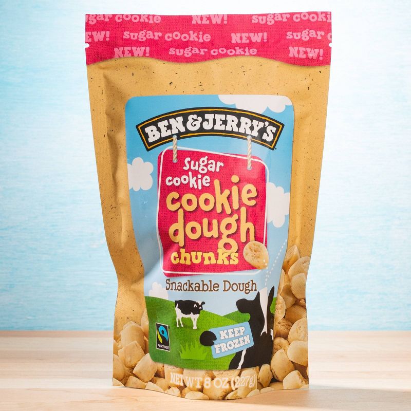 Ben & Jerry's Frozen Sugar Cookie Dough Chunks - 8oz