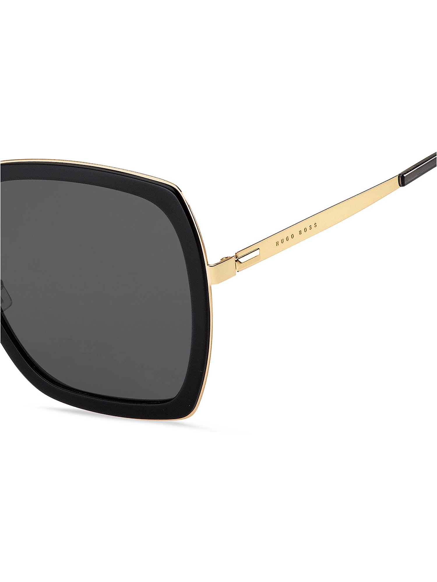 Hugo Boss Grey Square Sunglasses for Women