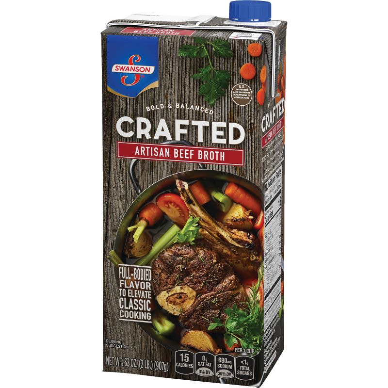 Swanson Crafted Artisan Beef Broth - 32oz