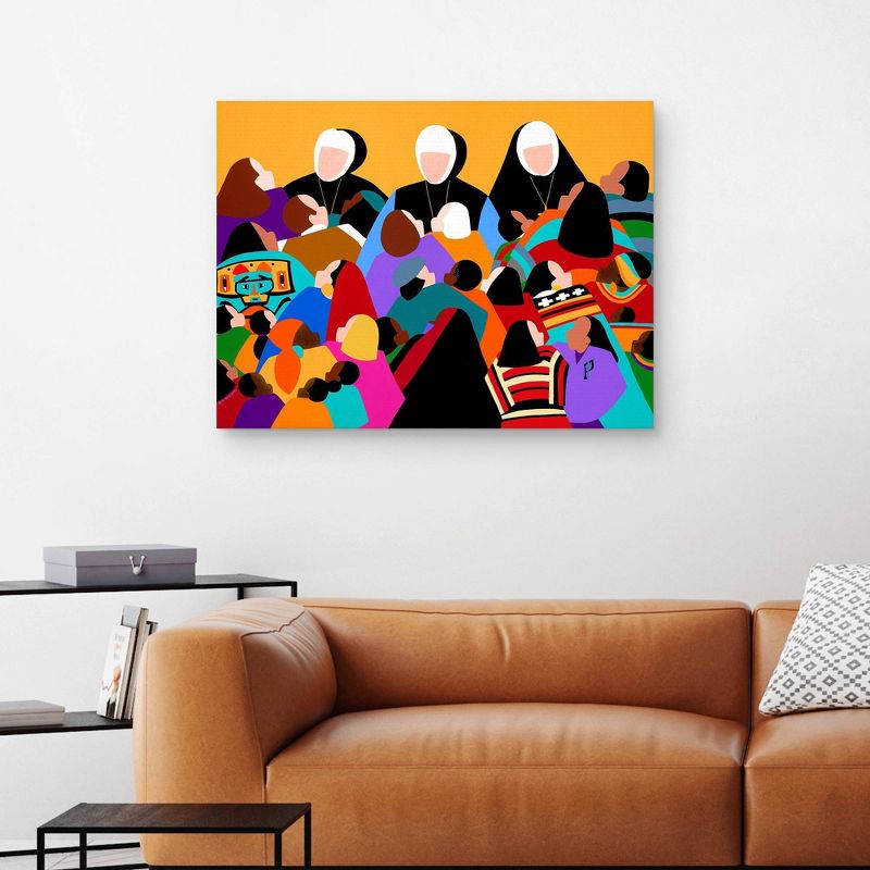 30" x 40" Sisters of Providence by Synthia Saint James Canvas Art Print - Masterpiece Art Gallery