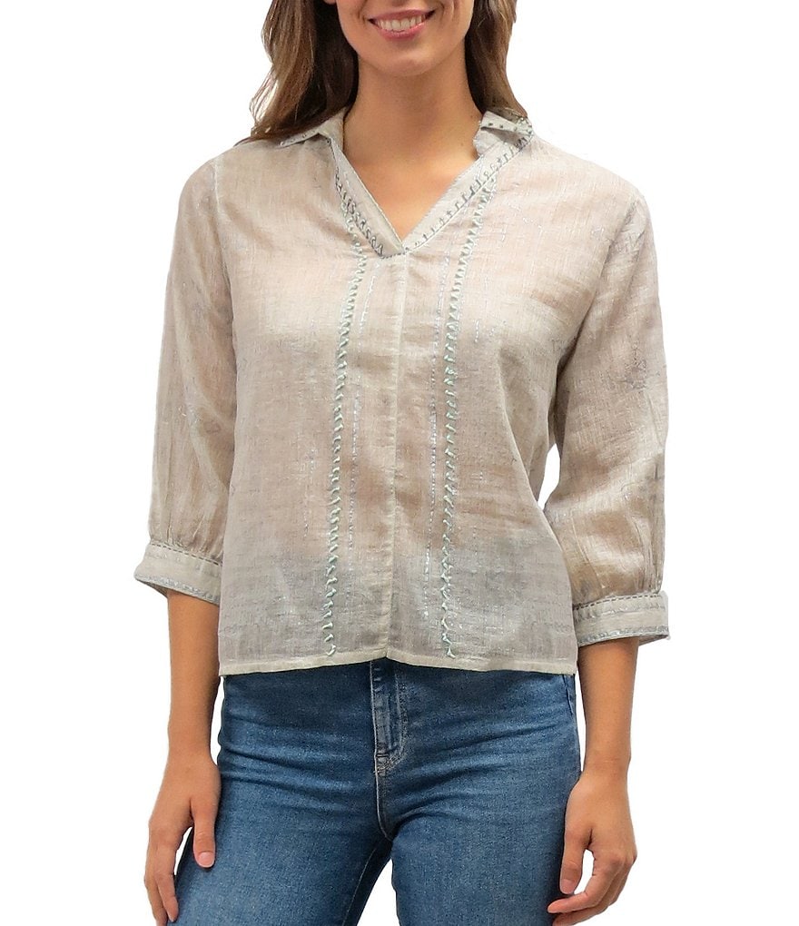 Karyn Seo Jana Embroidered Top