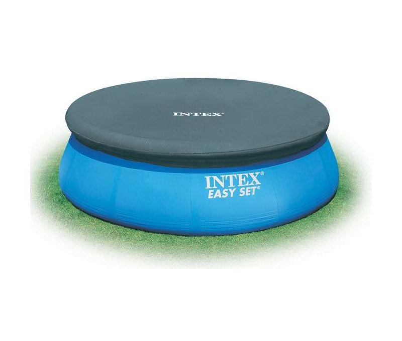 Intex  28110EH 8-foot x 30-inch Easy Setup Inflatable Portable Above Ground Round Family Swimming Pool and Durable Pool Cover