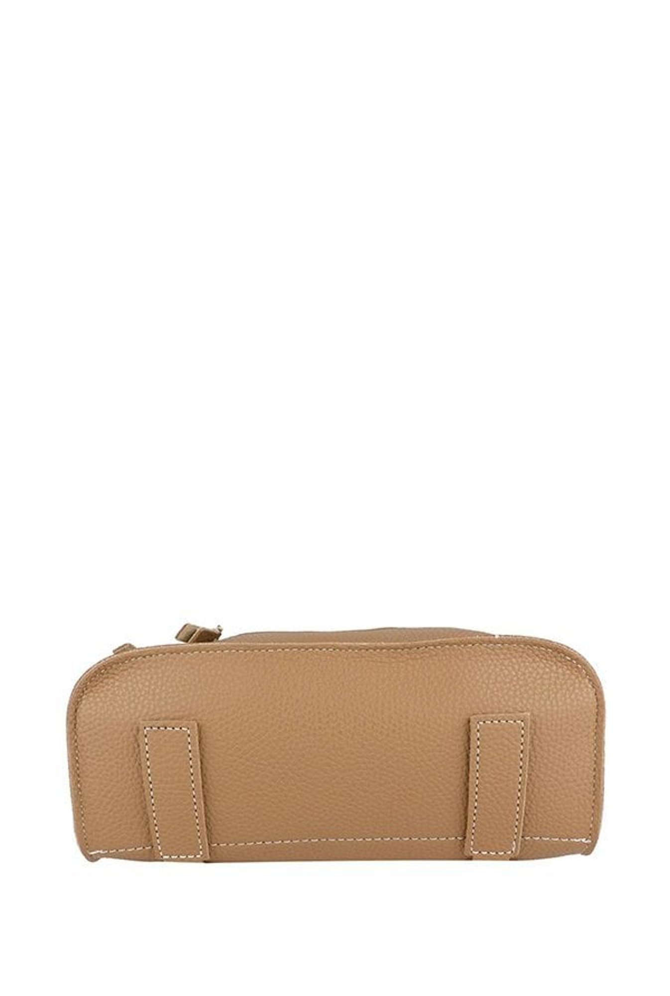 Gio Collection Tan Stitched Backpack