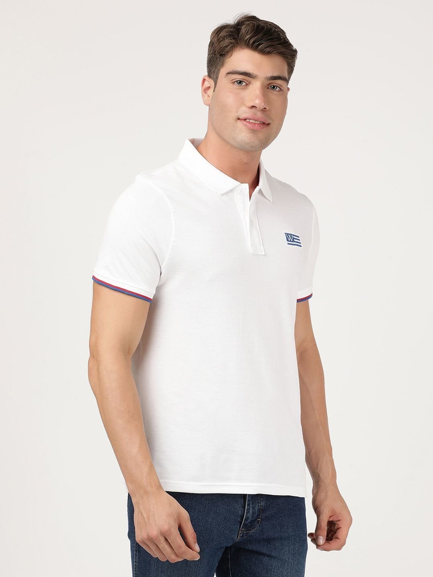 Levi's Pink Cotton Slim Fit Texture Henley T-Shirt