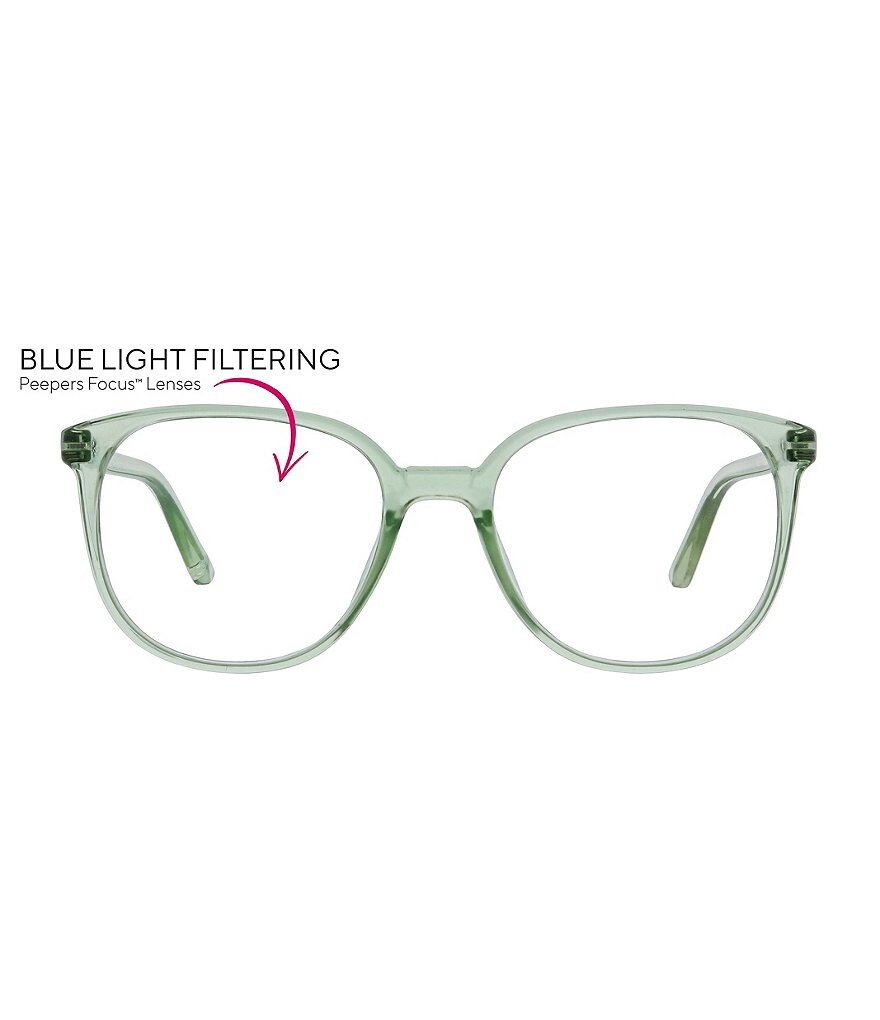 Peepers Heirloom Mint Blue Light Reader Glasses