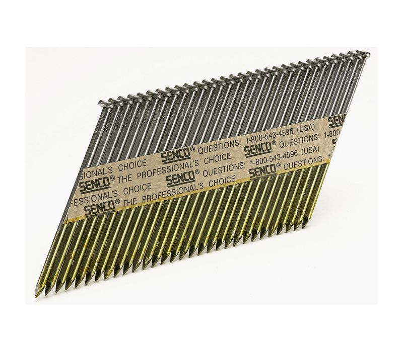 SENCO GE24ASBX 10.25-Gauge 2-3/8 in. Galvanized Ring Shank Clipped Head Nails (2,500-Pack)