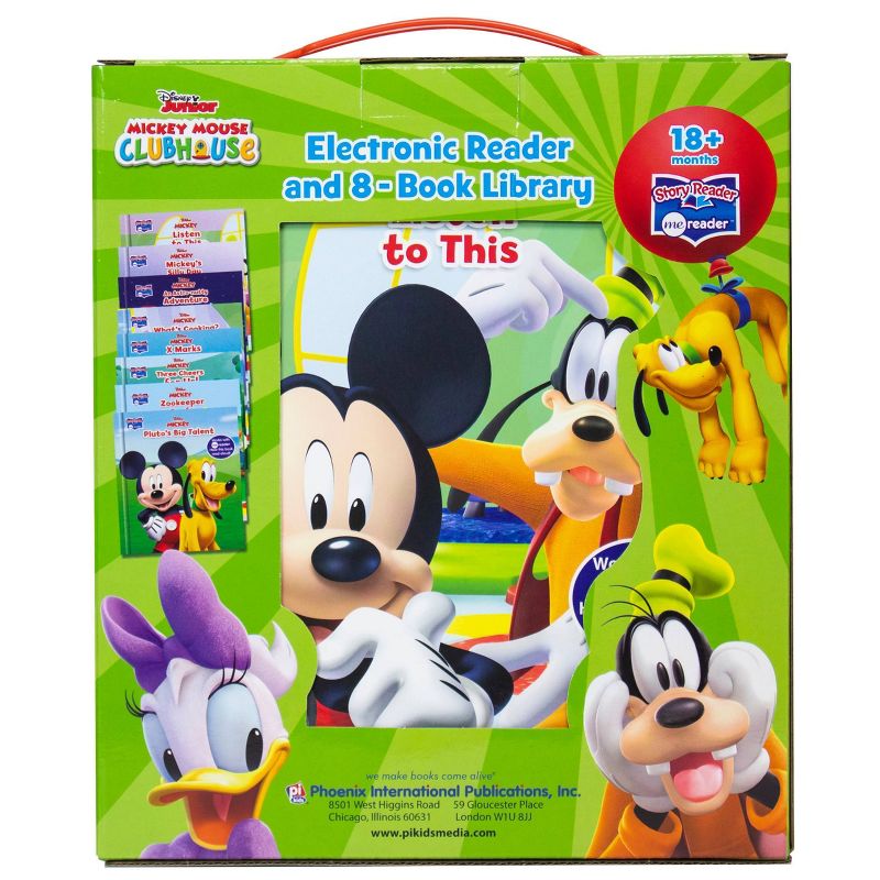 Disney Mickey Mouse Clubhouse Electronic Me Reader Story Reader and 8-book Boxed Set