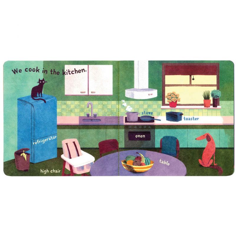 Indestructibles Basic Word Book Set for Infant and Toddlers - Set of 6