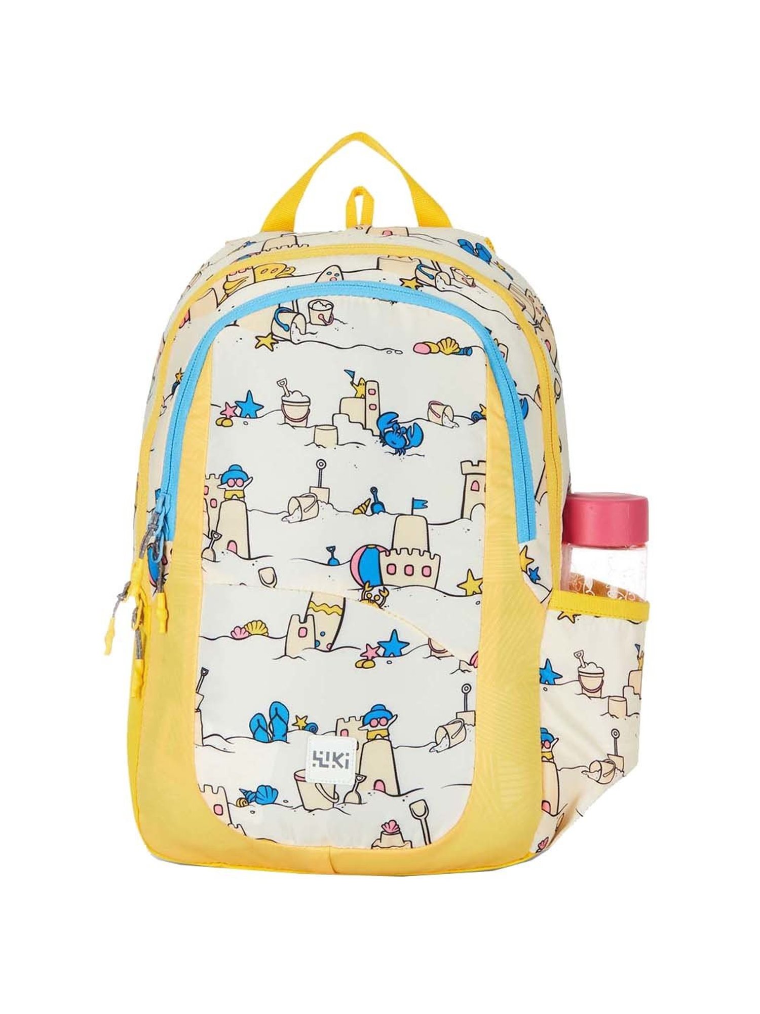 Wiki 15 Ltrs Yellow Medium Backpack