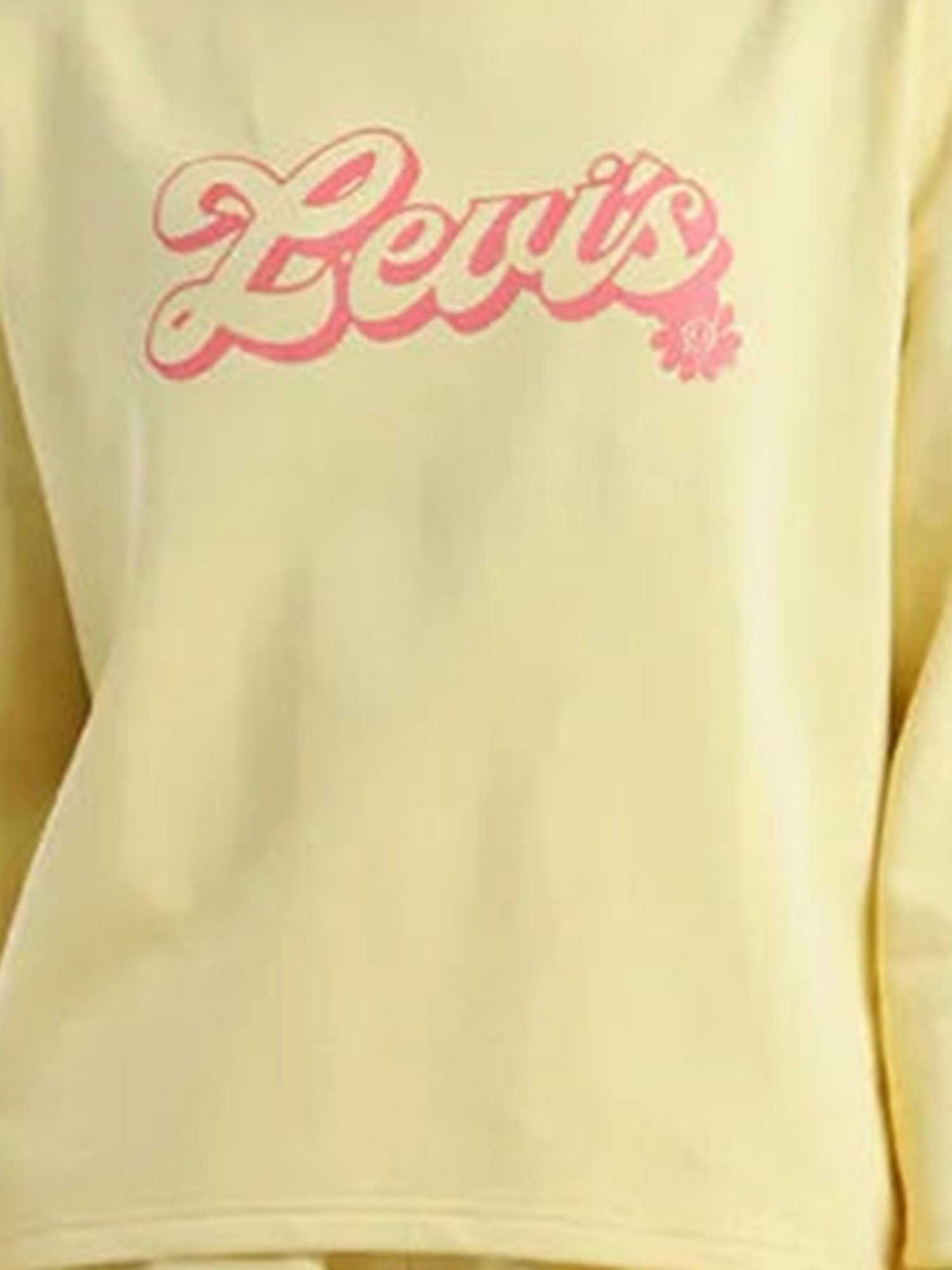 Belle Fille Yellow Patchwork Sweatshirt