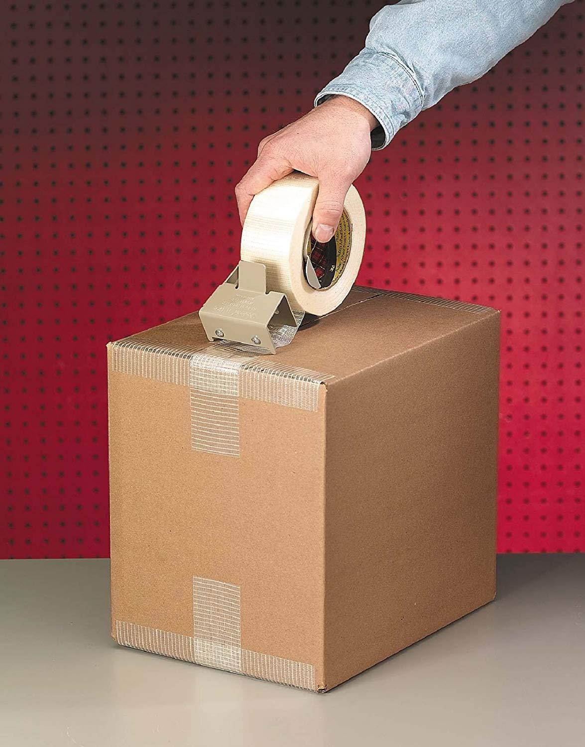 Scotch Bi-Directional Filament Tape 8959 Transparent, 50 mm x 50 m, Conveniently Packaged (Pack of 1)