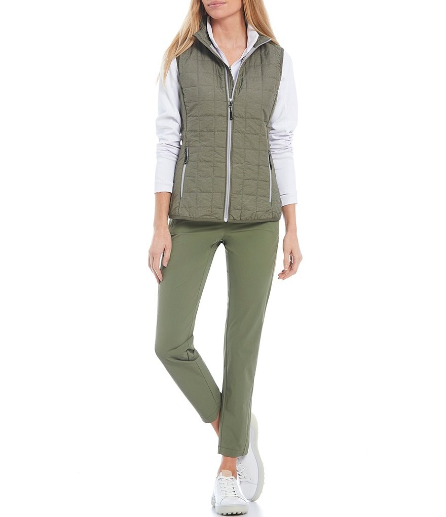 Cutter & Buck Rainier PrimaLoft&reg; Eco Insulated Full Zip Packable Puffer Vest