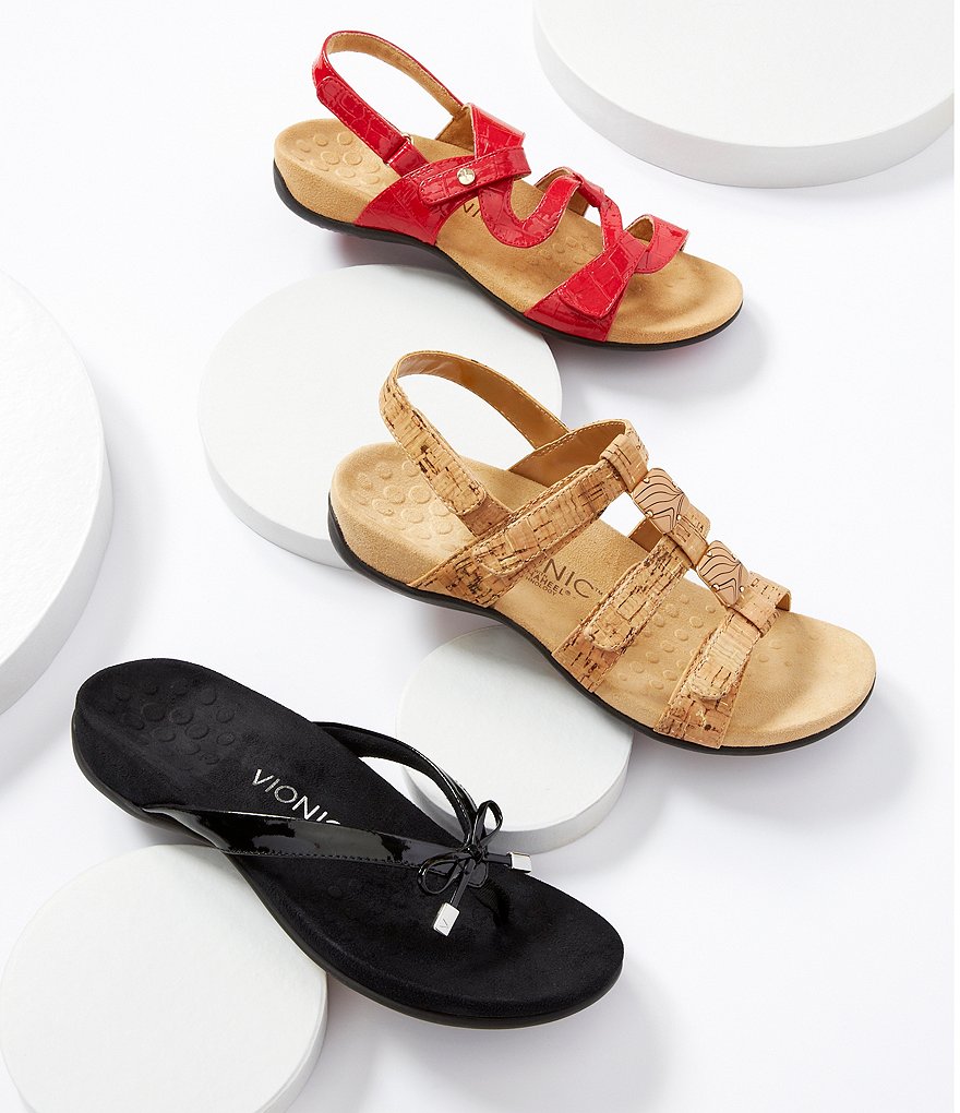 Vionic Bella II Bow Detail Flip-Flops