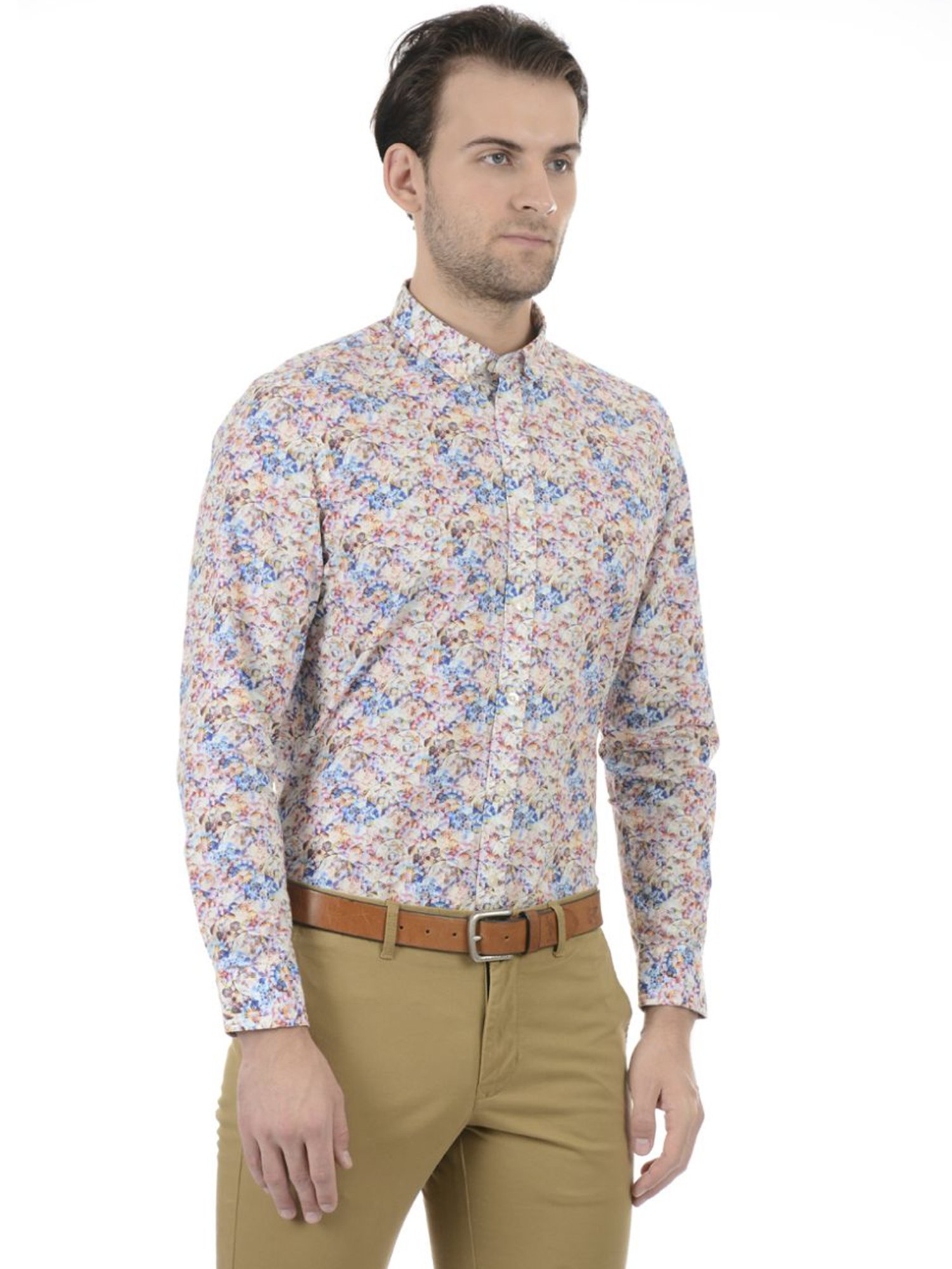 London Fog Multi Regular Fit Printed Shirt