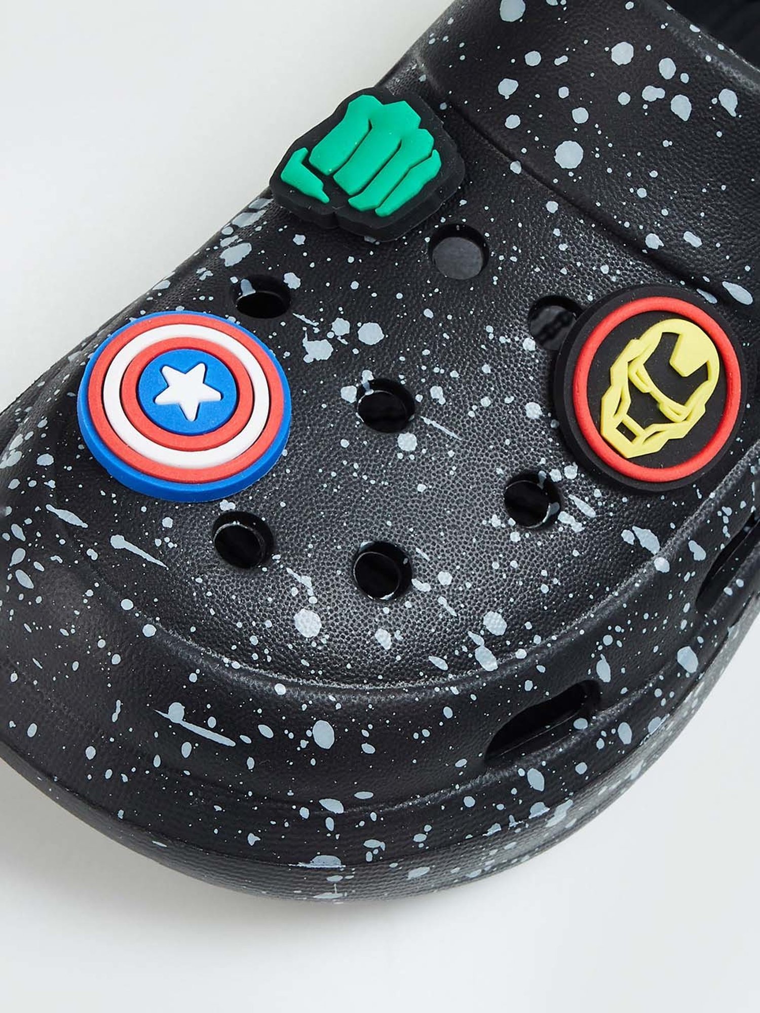 Yellow by Westside Navy Stripe Pattern Slides