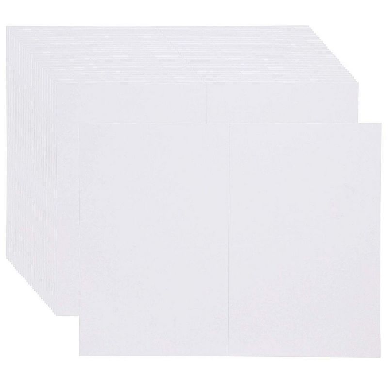 Best Paper Greetings 100-Sheet 200 Postcards White Jumbo Blank Greeting Post Cards Note Cards for All Occasions 8.5x5.5in