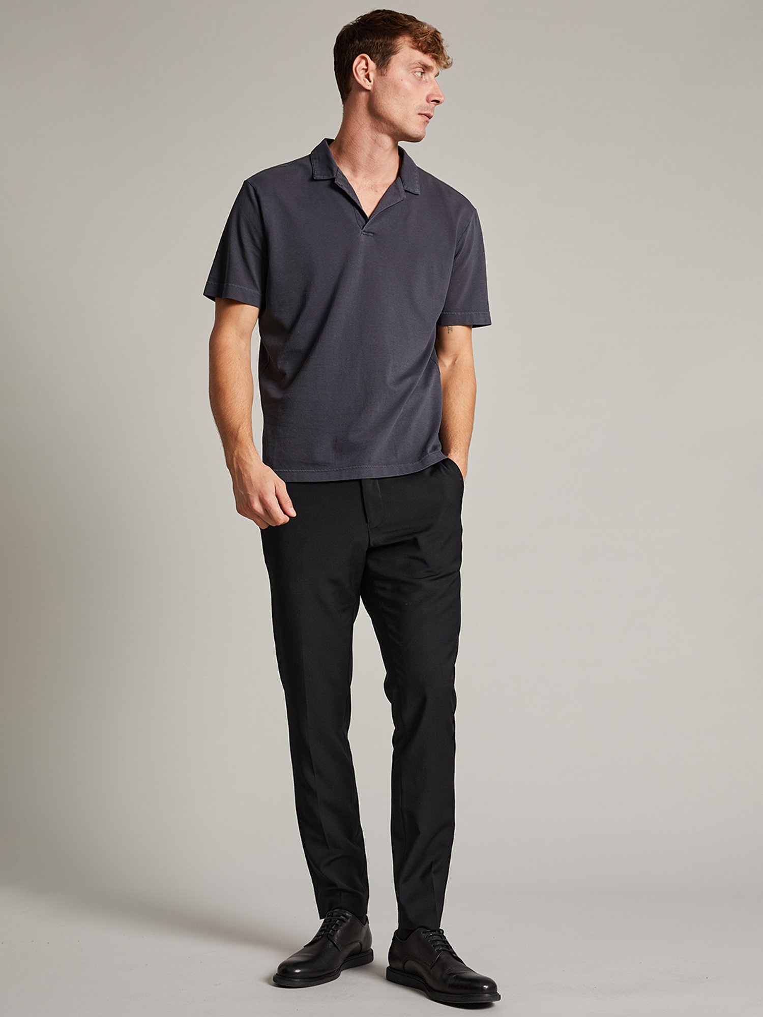 Matinique Navy Short Sleeves Polo T-Shirt