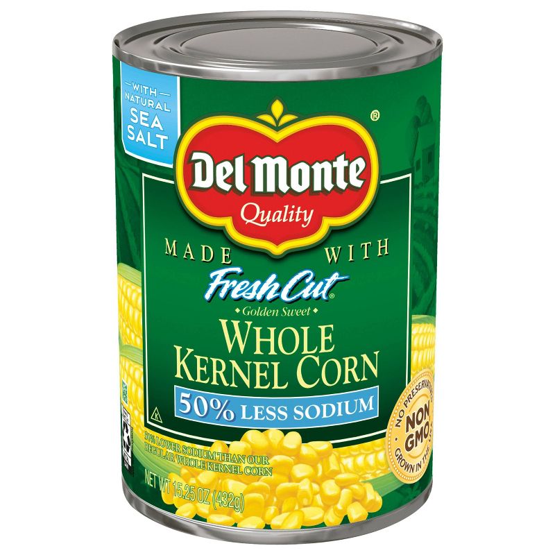 Del Monte Low Salt Whole Kernel Corn 15.25oz