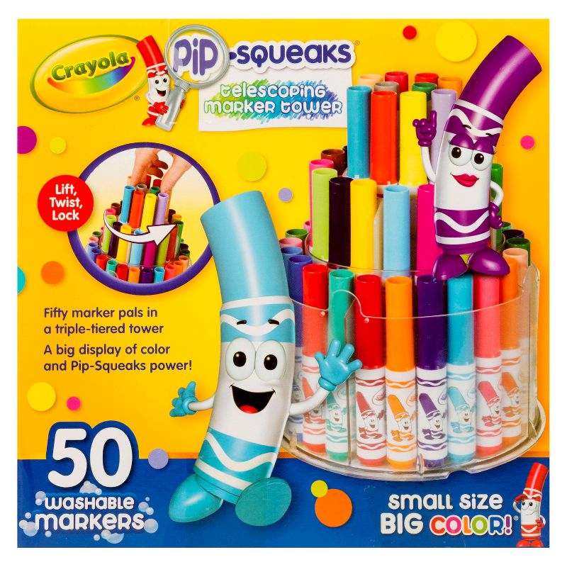 Crayola 50ct Pip Squeaks Marker Set