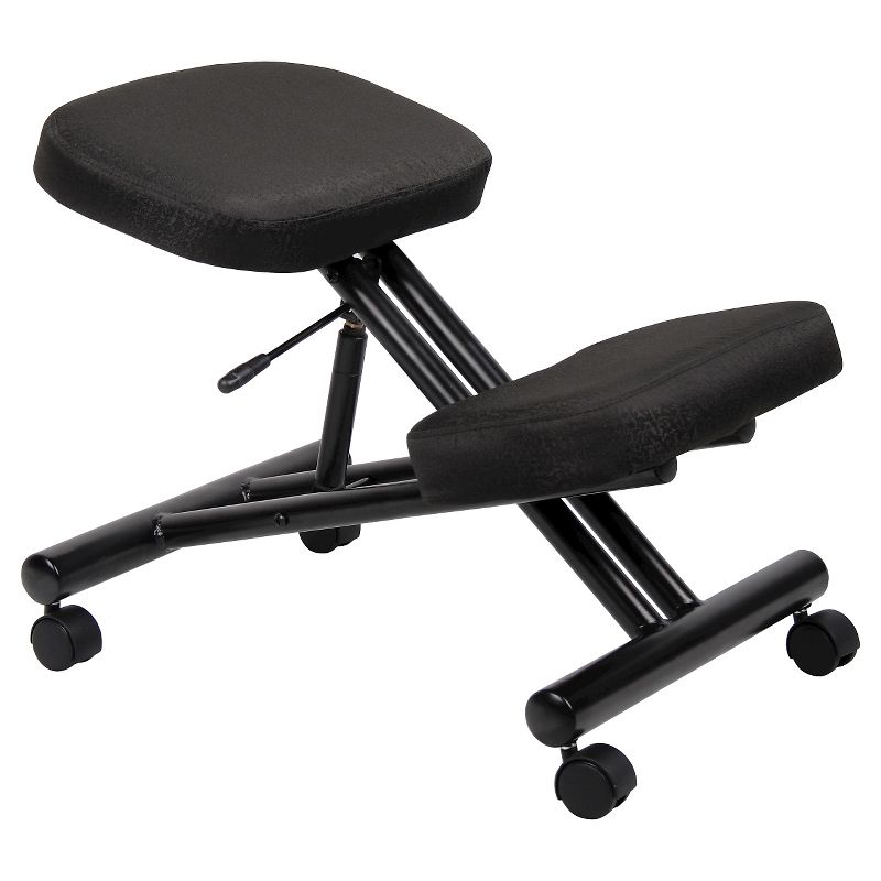 Ergonomic Kneeling Stool Black - Boss Office Products